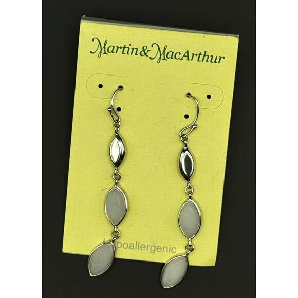 Martin & Macarthur Hawaii New with Tags Sterling Dangle Earrings - Picture 1 of 7